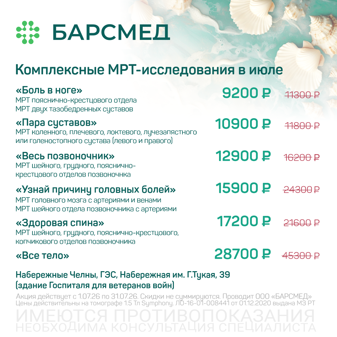 Акция: Комплексное МРТ-исследование