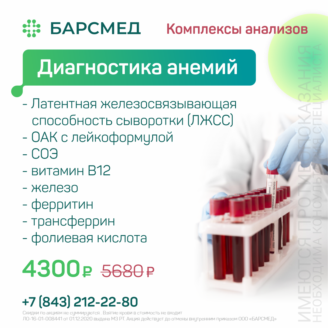 Диагностика анемий